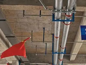 山阴管廊支架的安装方法